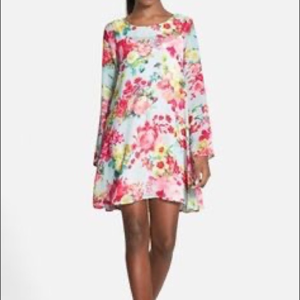 Nordstrom Tildon Floral Long Sleeve Dress
